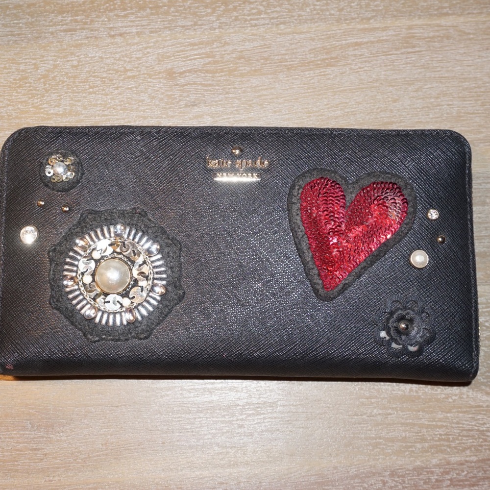 Kate space embroidered Wallet
